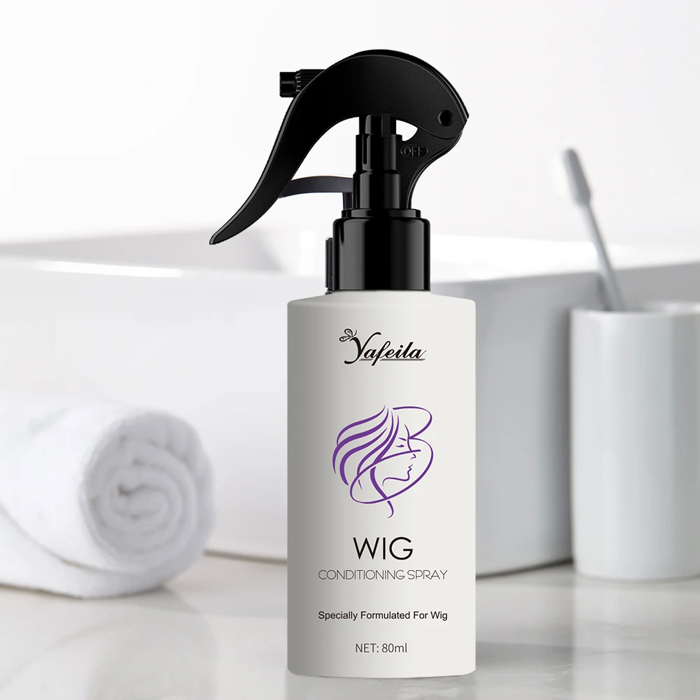 Wholesale Organic Wig Care Products Moisturizing Synthetic Wig Conditioner Detangling Spray Heat Protection Extensions Low MOQ