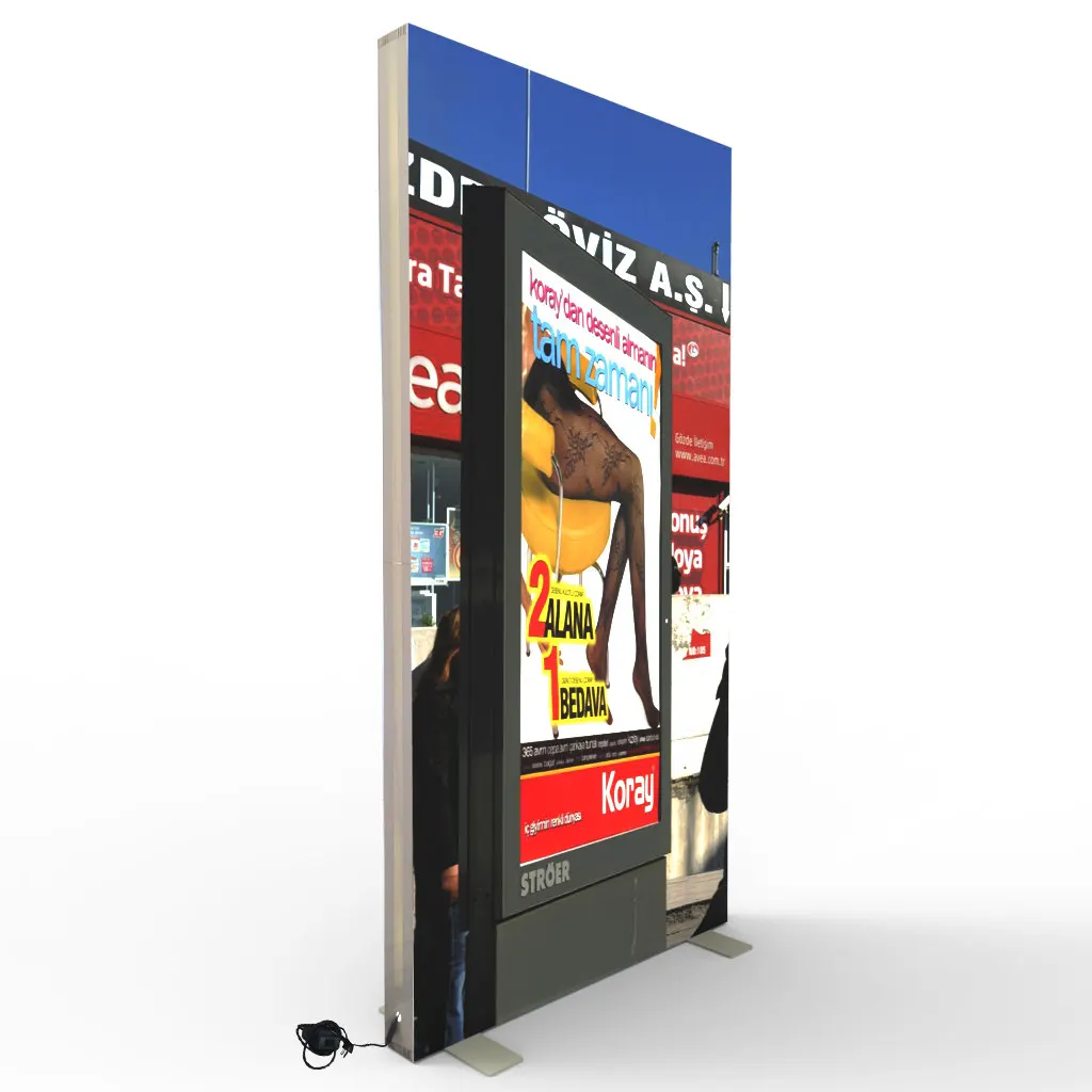 lightbox fabric light box outdoor led backlit display