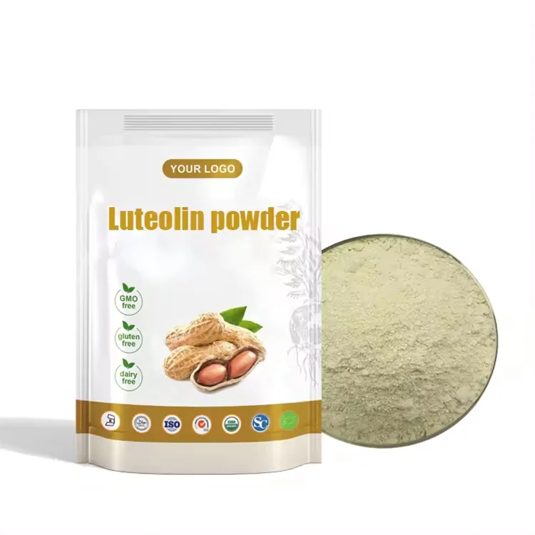 OEM ODM Luteolin Natural Raw Material Luteolin Extract Powder 98% Luteolin Powder