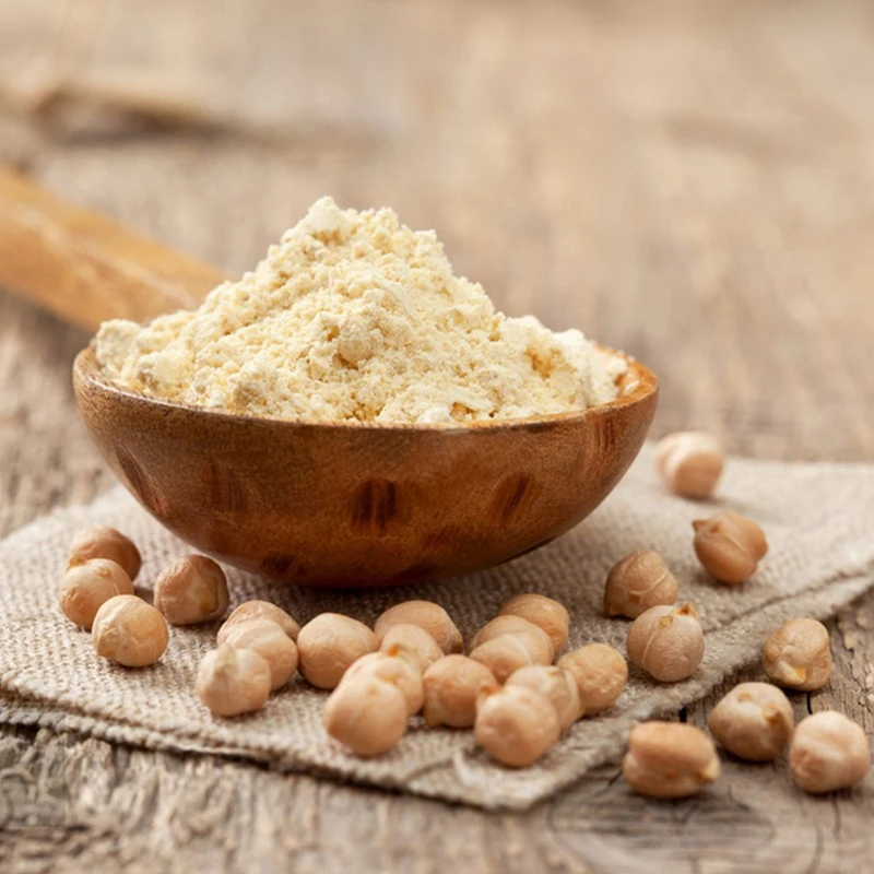 Factory Supply Non-GMO Pure Natural Plant Based Chickpea Protein 70% Isolate Powder Dietary Supplement