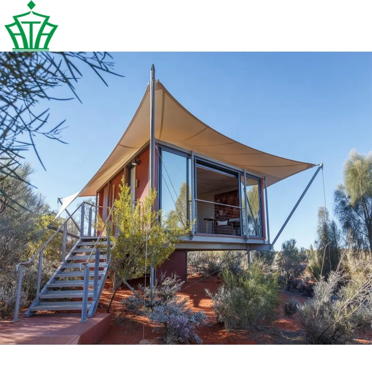 Factory wholesale UV resistant luxury tent hotel tent Luxury Prefab House