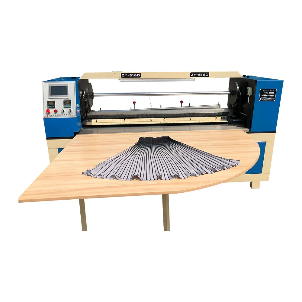 
ZY-516D Strong stereo effect pleating automatic comb fabric pleating machine 