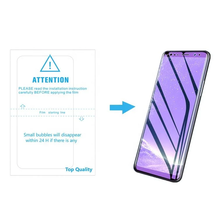 New Arrival Blu-Ray Anti Blue Light180mm120mm Screen Protector For iPhone 6 For iPhone 7 For iPhone6p/7p/8p/X/XS