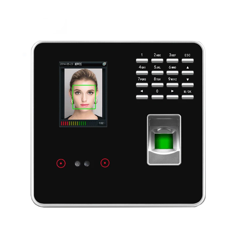 TCP/IP Biometric Facial Recognition Employee Time Attendance Machine ZK Fingerprint Time Clock Recorder Access Control Machine