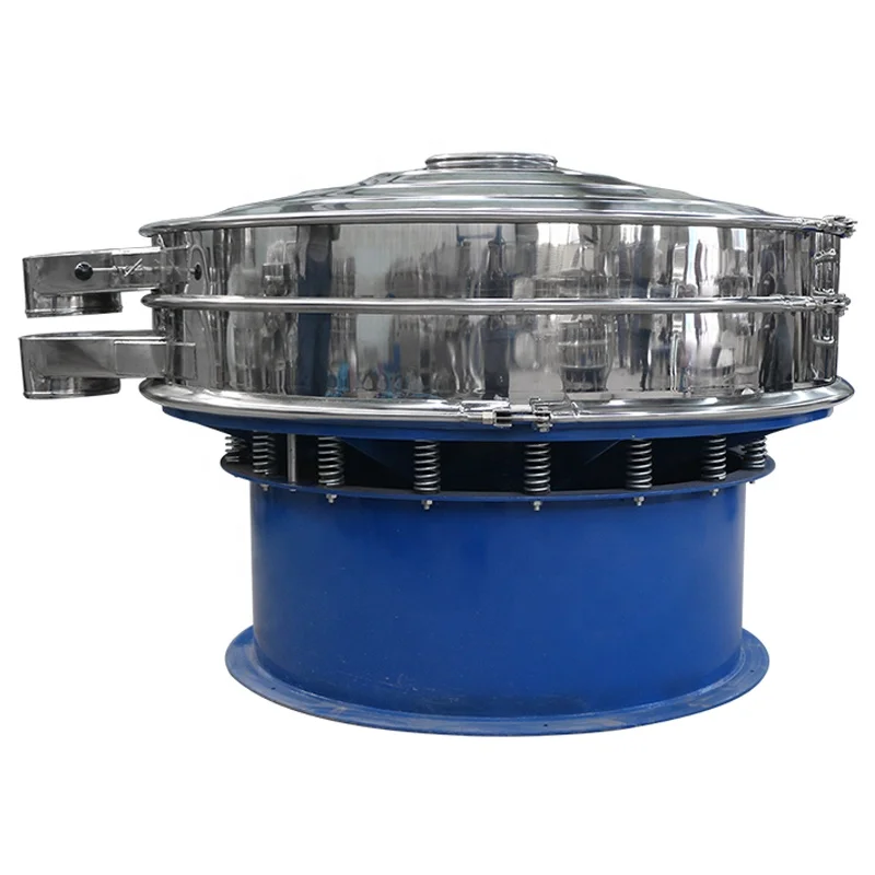 moveable stainless steel food grade rotary vibration sifter machine