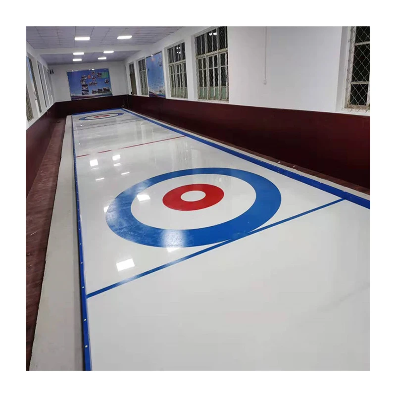 Simulated Curling Track Campus Land Ice Curling Board Uhmwpe  Synthetic Curling Board Rinks For Curling Track Game Sports