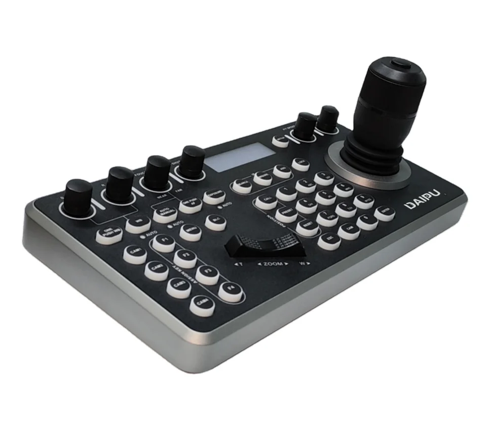 DAIPU CCU-105 IP NDI  PTZ  Controller USB  4D Joystick for Church Conference Video Live Stream Camera