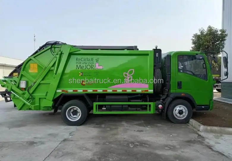 Новинка мусоровоз Howo 4x2 6 куб. М 8 12 3