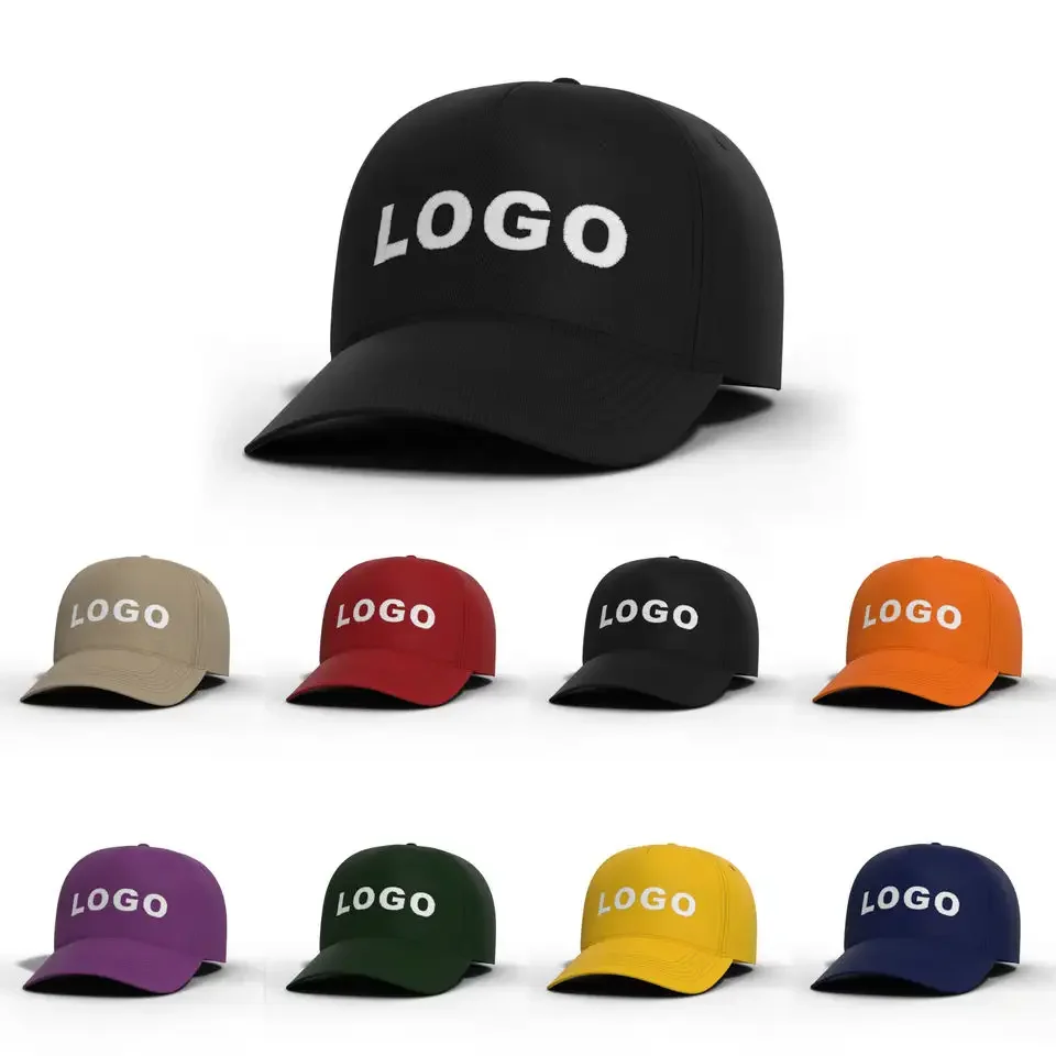 Custom trucker hat embroidery baseball caps custom embroidery logo fitted Unisex baseball sports cap hats