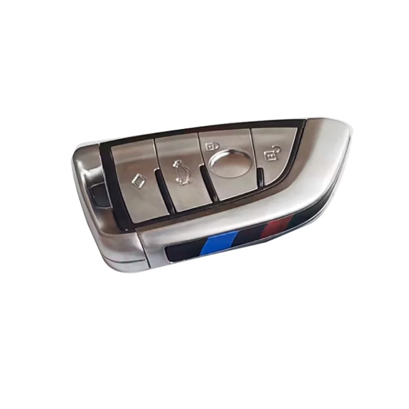Car Key Case For BMW 1 2 7 Series X1 X5 X6  Series High Quality 4-buttons Key Blank Flip Car Class Remote Key