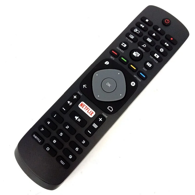 Новый Сменный пульт дистанционного управления с кнопками Netflix подходит для Philips Smart TV установка не требуется