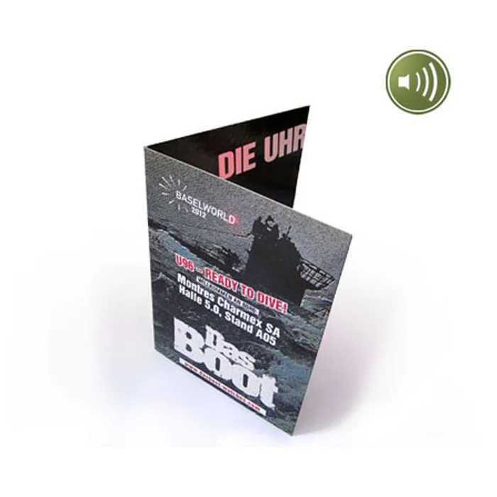 Custom music greeting card