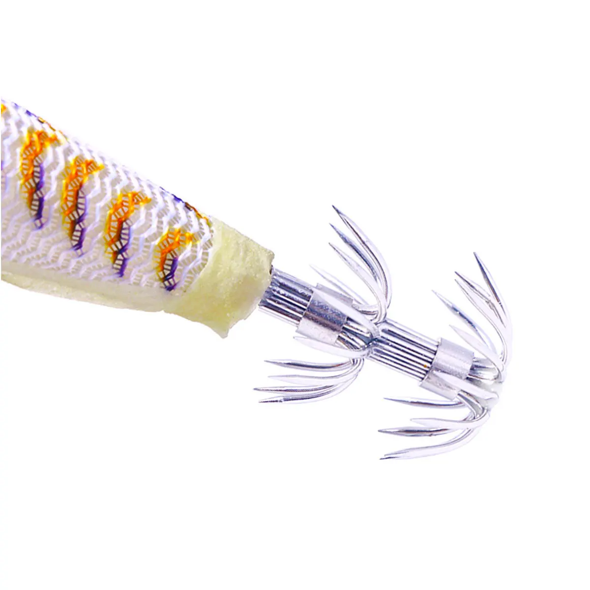10cm 9.6g Wholesale Fishing luminous Squid Bait Squid Jigs Wood Shrimp For Wholesale squid lures