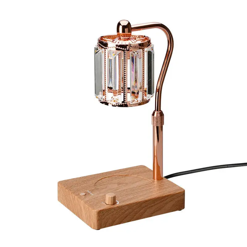 Candle Warmer Lamp Dimmer Candle Light Electric Button Aurora Rotatable Design Warmer Lamp Home Decor Aromatherapy Table Lamp