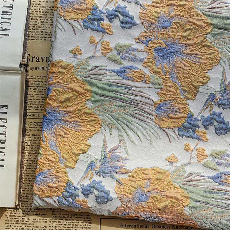 Japan Style Fashion Fabric Jacaquard Fabric Brocade Fabric for Kimono Garment wallpaper