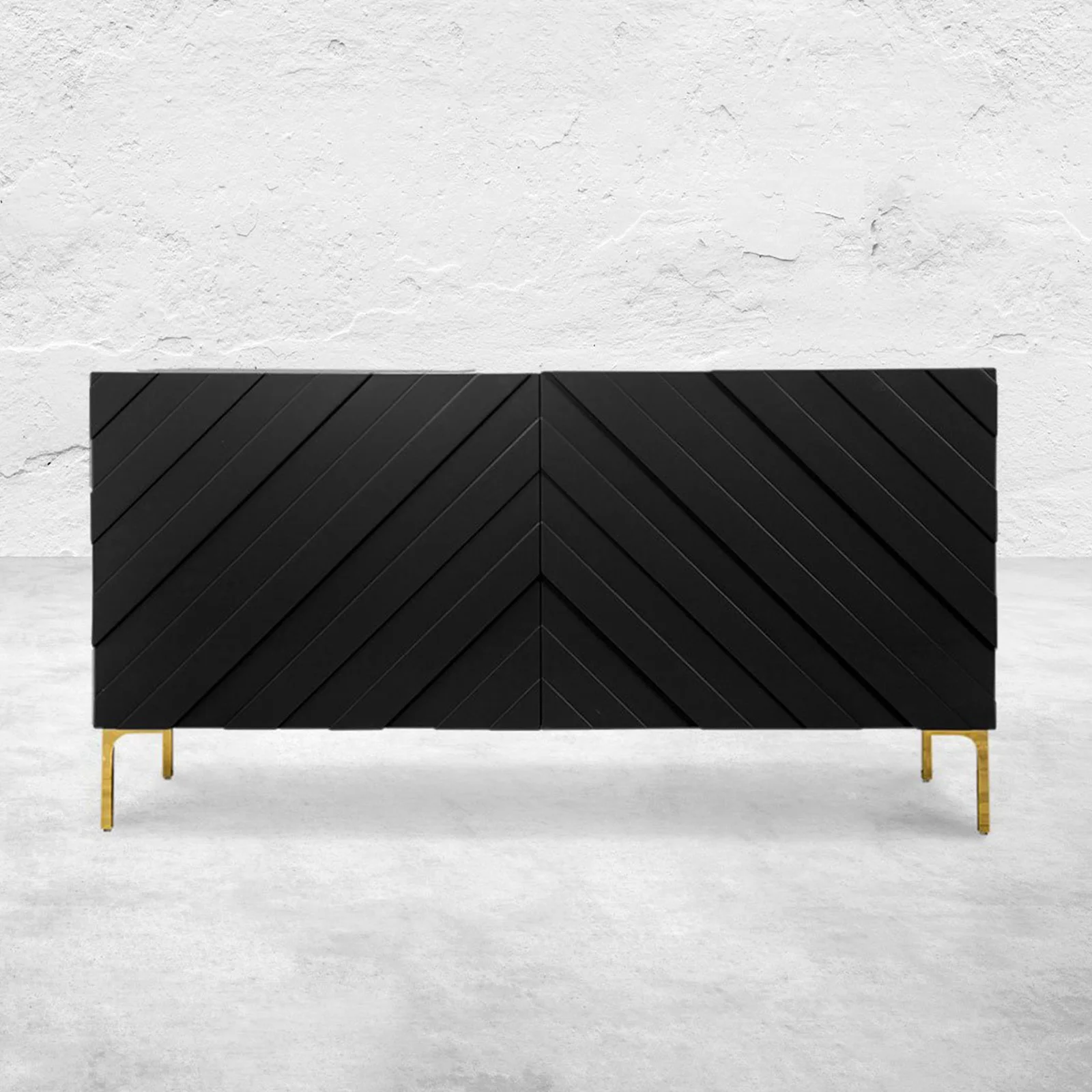 Customized Black White  Livingroom Luxury Sideboard Cabinet Buffet Table Modern