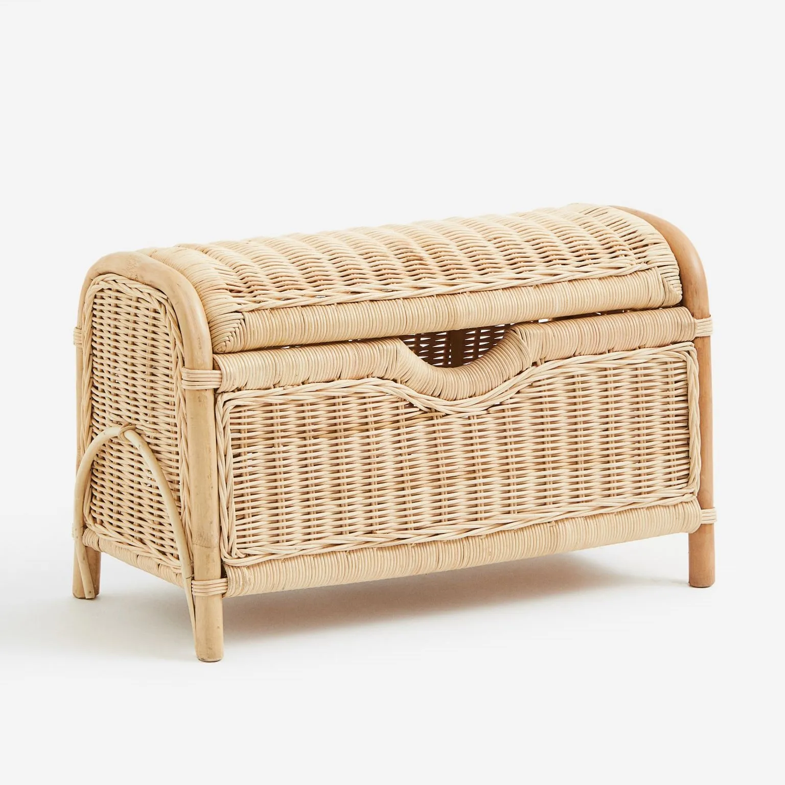 Rattan trunk rustic household decorative clothing bamboo hamper trunks big container storage boxes
