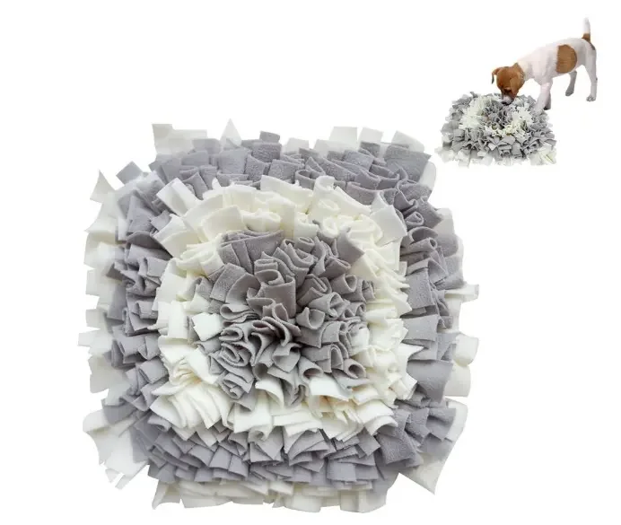Pets Nose Training Work Daily Dog Pets Feeding Wool Felt Snuffle Mat Puzzle Interactive Toys