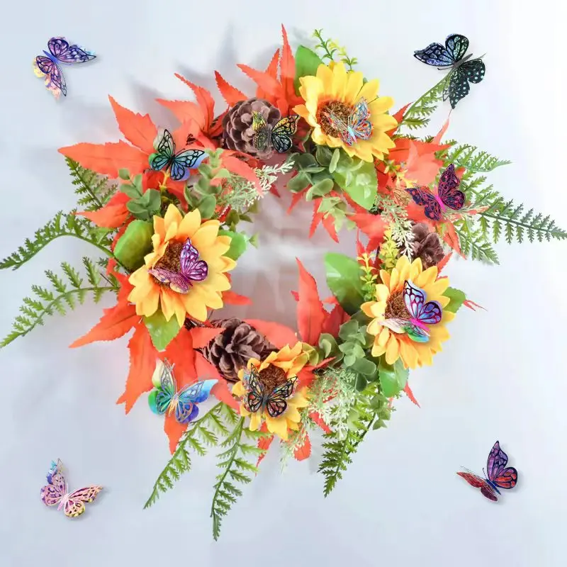 Wholesale 3D hollow butterfly wall stickers for decoration stickers for party creative wall stickers by manufacturers