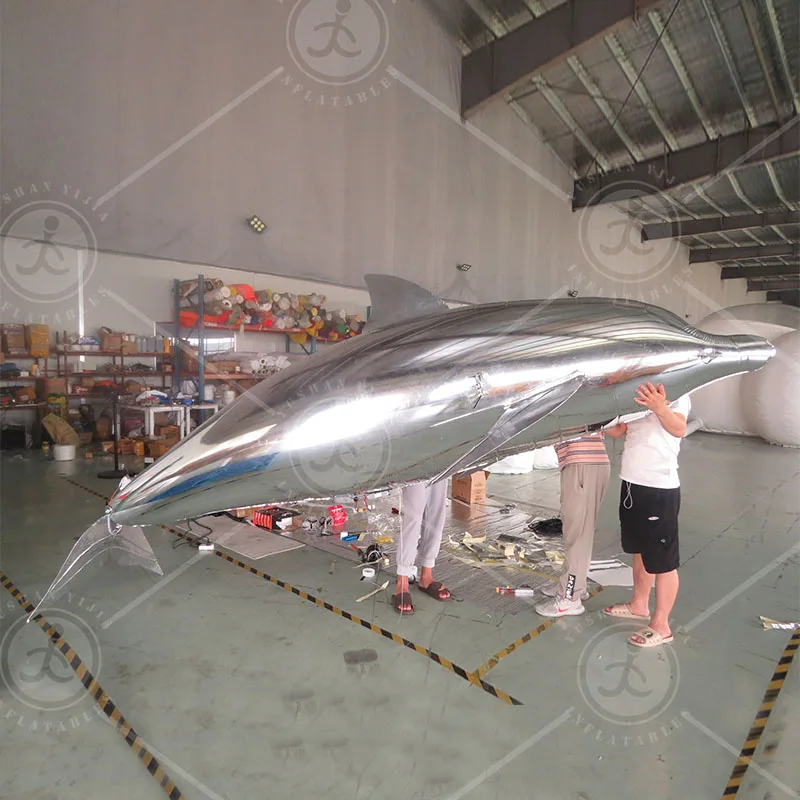 2024 надувные летающие оптовая продажа животные дельфин украшение для вечеринки воздушный шар пульт дистанционного управления низкая цена