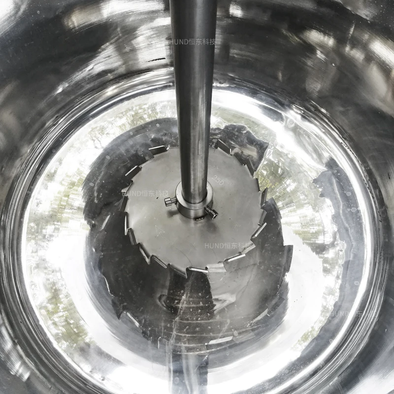 High performance 200l stainless steel tank homogenizer mixing tank for food liquid juice processing