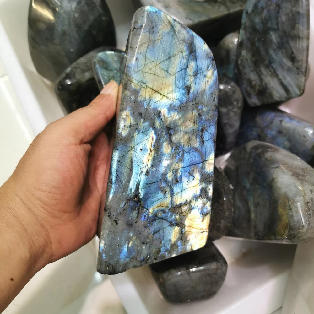 wholesale Large pieces Beautiful natural  labradorite healing raw crystal stone
