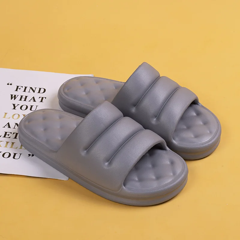 biscuits style slugged bottom summer  indoor outdoor slippers Women and  Men Slide Slippers