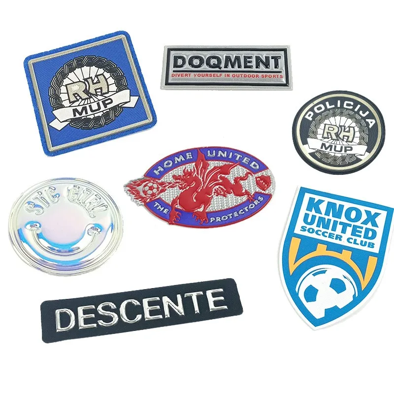 factory wholesale designer brand clothing custom shirt heat press soft transparent tpu labels