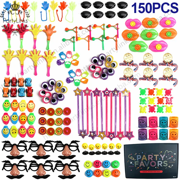 150PCS Party Favors Assorted Gift Toys Giveaways Kids Goodie Bags Carnival Prizes Festival Party Supplies Pinata Fillers