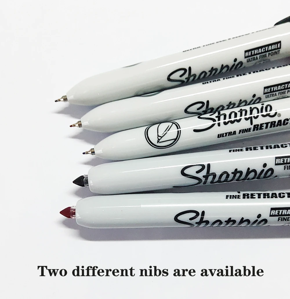 Sharpie Fine-Tip Retractable Fine Point Permanent Marker Pens