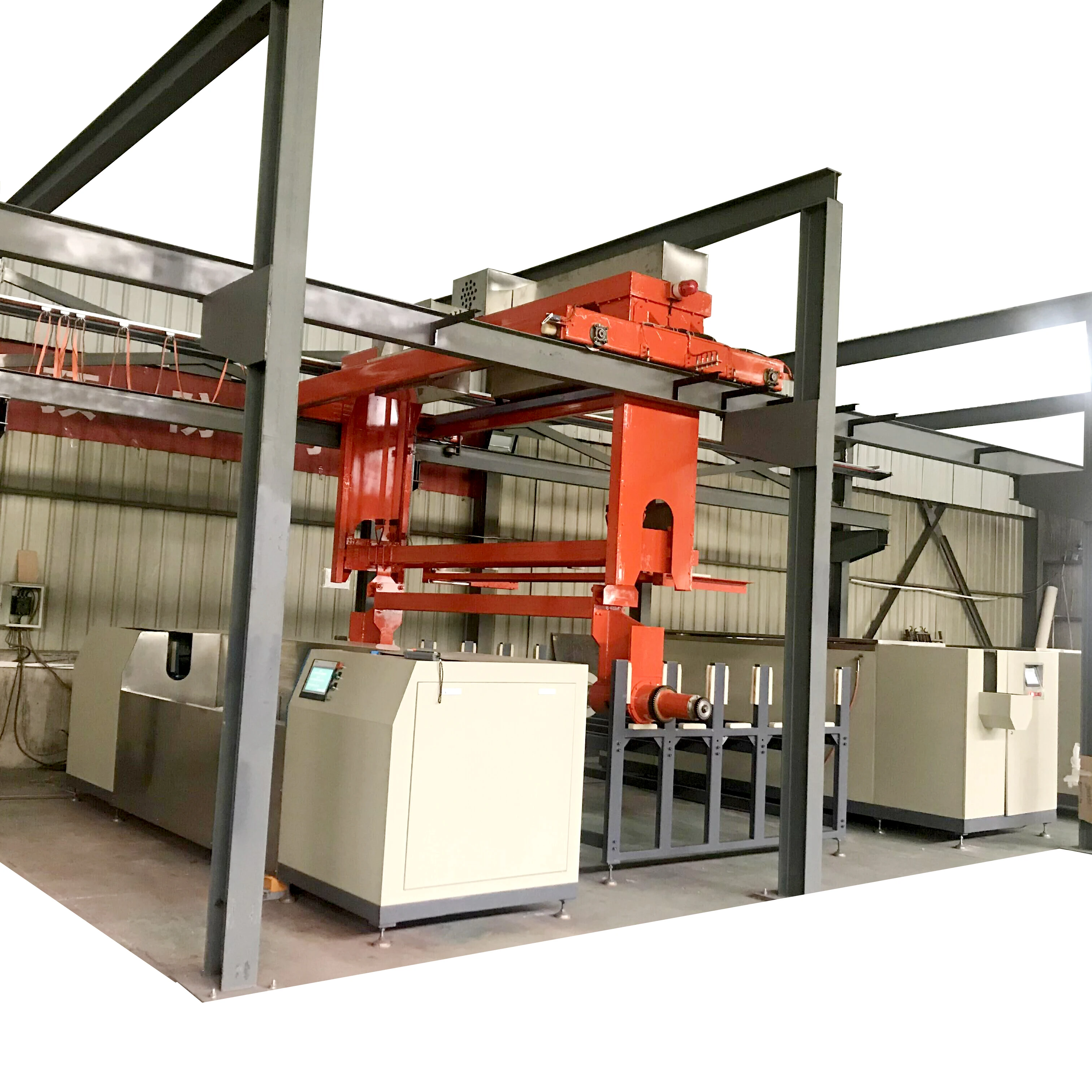 
Full Automatic Copper Chrome Nickel Plating Machine For Gravure Cylinder 