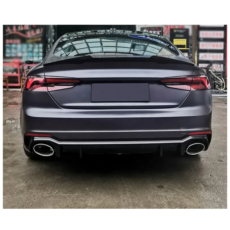 Задний диффузор RS5 для автомобильного бампера audi A5 S5 2017 2018 2019 2020