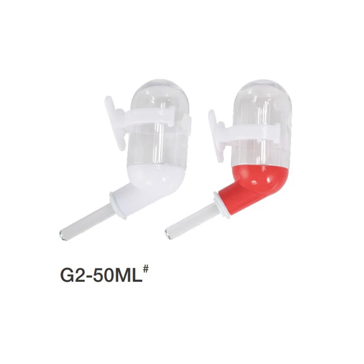 Rabbit Hamster Drinker Bottle Small Animal Water Drinking On Cage Outside Color box package 500ml 800ml Pet Drinking Bottle