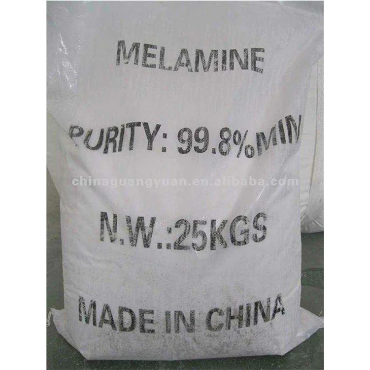 High standard C4H8N6O material muebles glazing powder inran white melamine powder