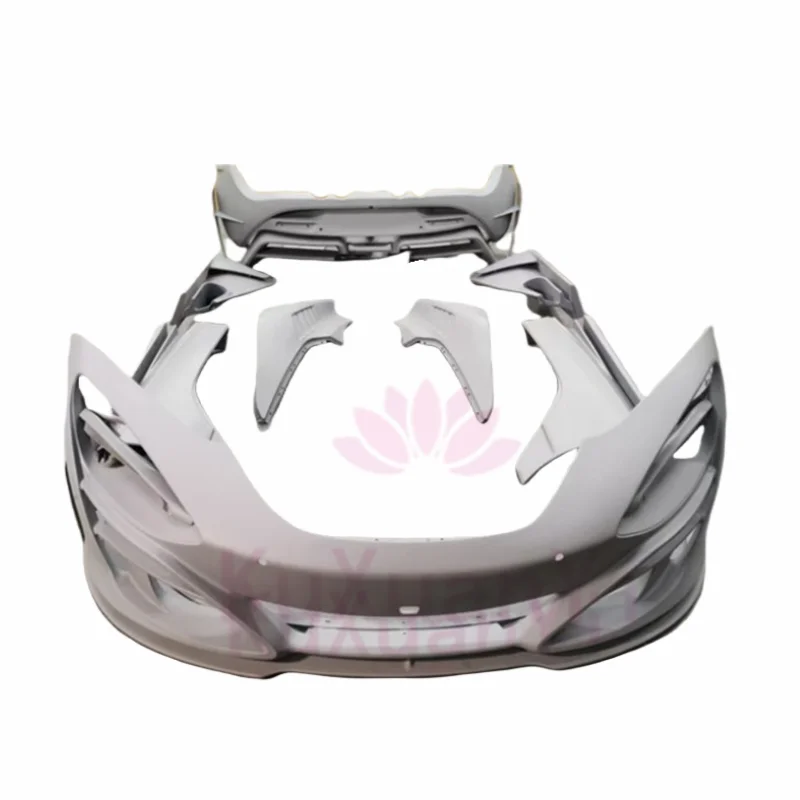 Dry carbon fiber M-style front bumper rear bumper side skirt body kit for the McLaren 720S body kit