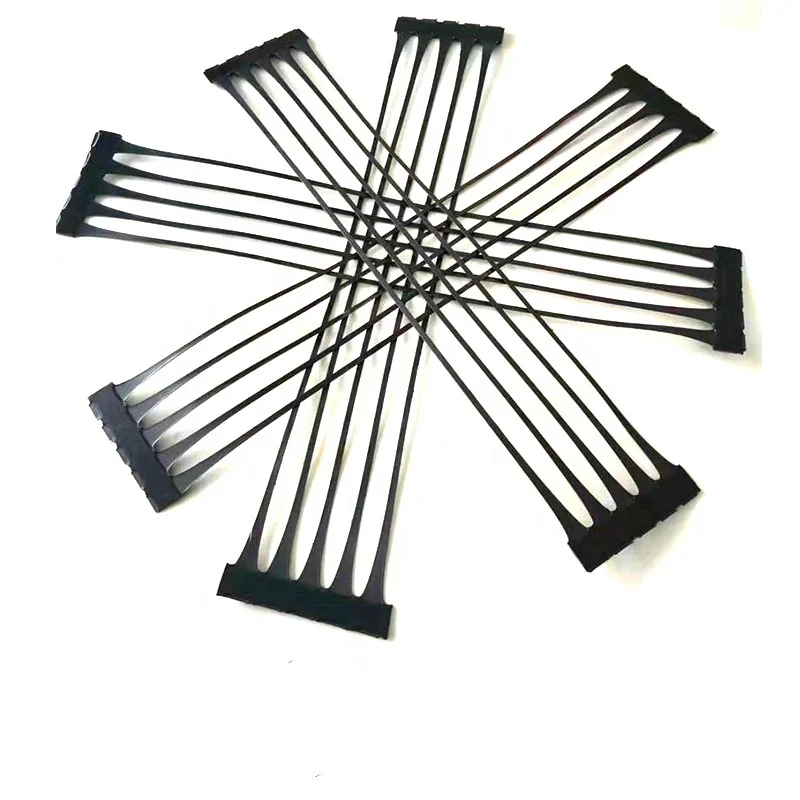 Hdpe Uniaxial Plastic Geogrid For Reinforce  Soil Stabilization Plastic PP Uniaxial Fence Mesh Geogrid