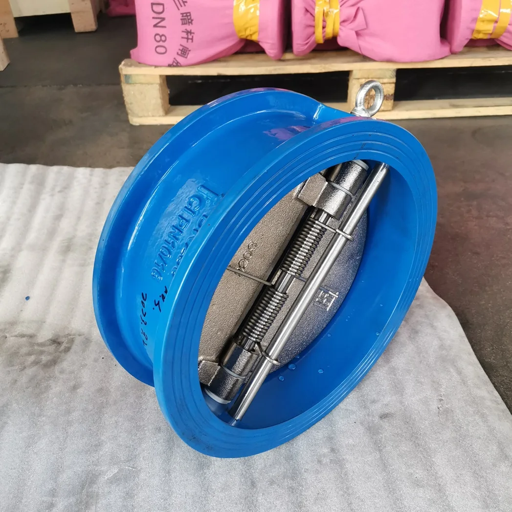 Wholesales Wafer Type PN16 Twin Plate Check Valve for Water Supply System