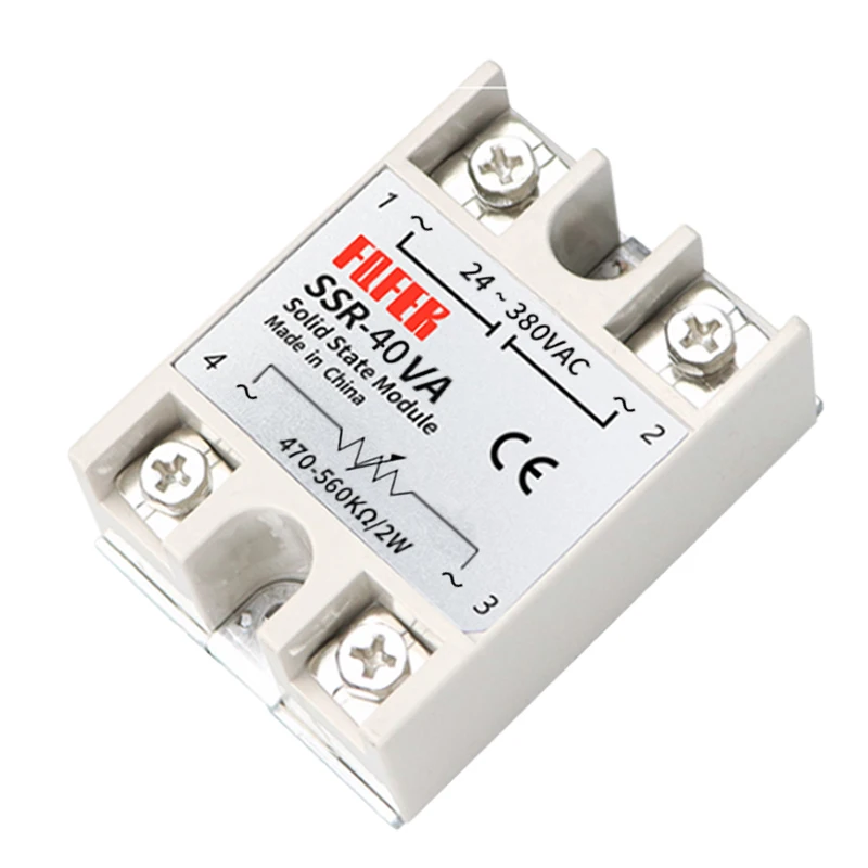 Solid-state relay voltage regulating SSR-10VA 25VA 40VA 60VA 80VA 100VA