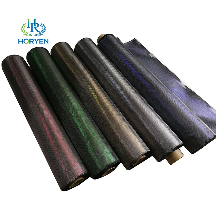 Best quality color carbon fibre cloth reflection carbon fiber fabric