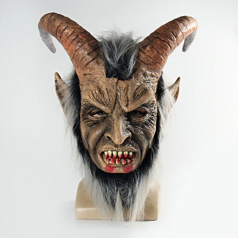 Lucifer Face Mask Devil Cosplay Masks Anime Mascaras Halloween Demon Latex Masques Terror Costumes Props Masquerade Helmets