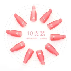 Wholesale 10 Pcs/set Nail Tips Clip Purple Nail Remove Clip Plastic Nail Clipping Set