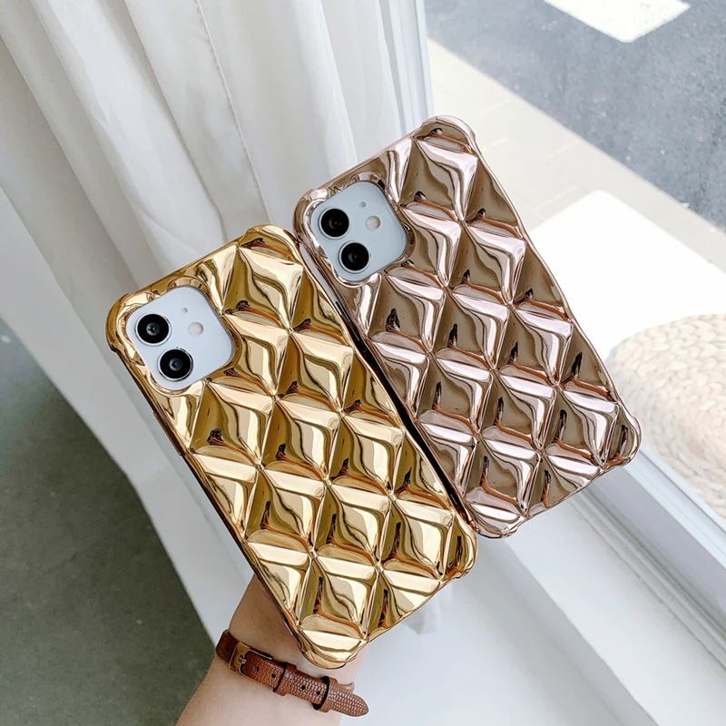 Whole Sale For iPhone 11 12 pro max Cases Luxury Plated Woman Phone Cases Premium For iPhone 7 8 Plus case