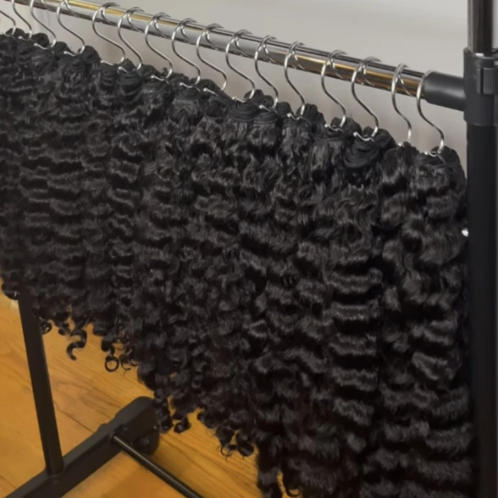 Soft Raw Vietnamese Hair Unprocessed Virgin Deep Wavy Hair Vendors Vietnamese Cuticle Aligned Raw Human Hair