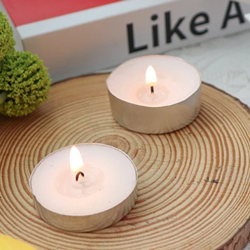 Wholesale Tealight Candle Customize Mini 1hour Burning Paraffin Candle Or Plam Wax White Tea Light Candle