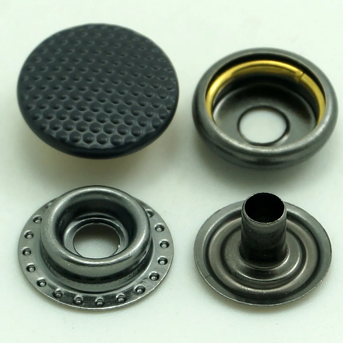 Brass Press Metal Snap Button silver button For Coating