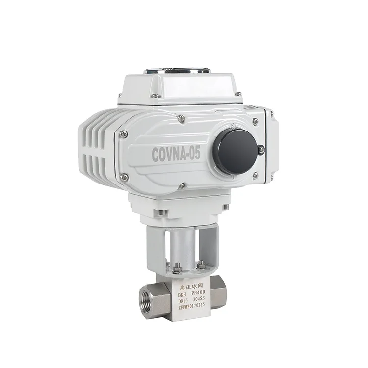 COVNA Water Control Motorized Valves Washing Equipment Electric Actuator Ball Valve High Pressure Ball Valve