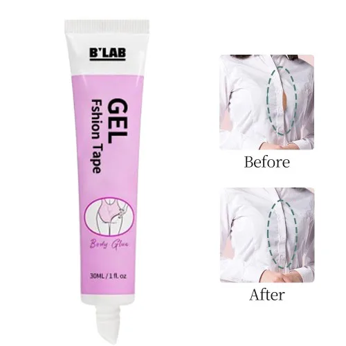 Wholesale Body Glue Adhesive for Oily Dry Skin Gentle On Safe Skin Adhesive Glue Body Tape Waterproof Bra Straps Body Glue Cloth