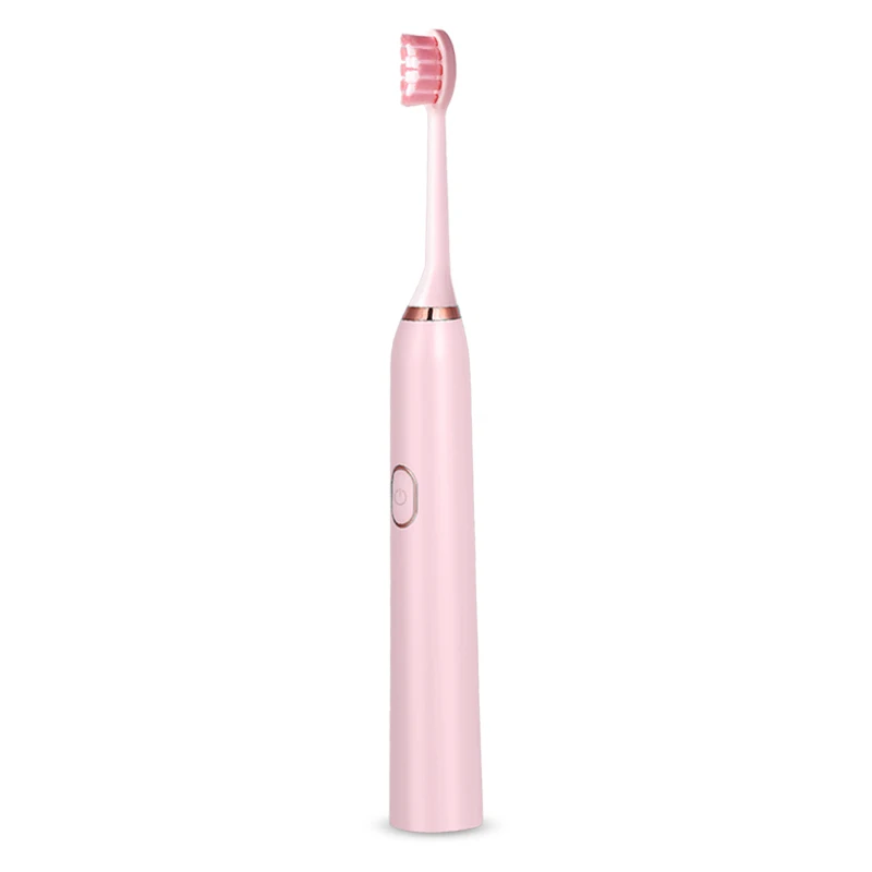 Electric toothbrush pink color OEM with 5 mode vibration frequency of 38000 times per minute China Factory