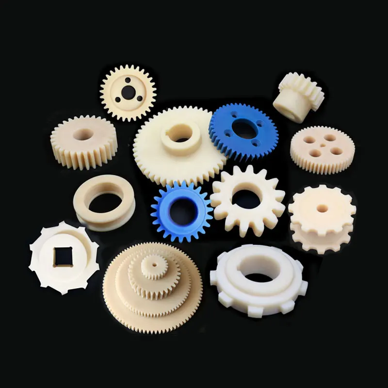 Nylon  Pom Plastic Gear High Precision Plastic Ratchet Wheel Gear Spur Lathe Gear