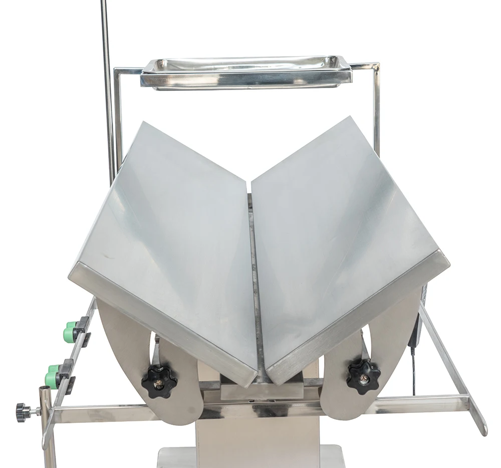 High quality stainless steel electric vet animal pet hospital surgical operation operating table with temperature control